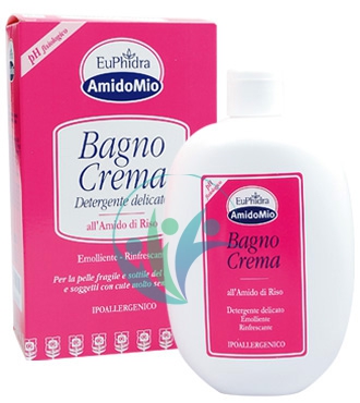 EuPhidra Linea AmidoMio Bagno Crema Detergente Delicato Pelli Sensibili 400 ml