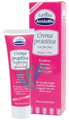 EuPhidra Linea AmidoMio Crema Protettiva all'Amido di Riso Pelli Sensibili 50 ml