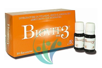 AR Fitofarma Ricerca Naturale Biovit 3 Vitamine Zinco 10 Flaconcini 10 ml