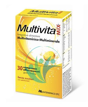 MultivitaMix Integratore Alimentare Multivitaminico 30 Compresse Effervescenti