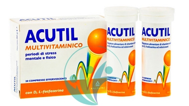 Acutil Multivitaminico Linea Classic Integratore Alimentare 20 Cpr Effervescenti