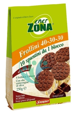 EnerZona Linea Alimentazione Dieta a ZONA Frollini Cacao 40-30-30