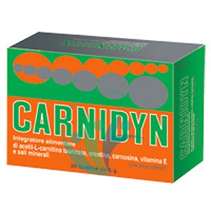 Carnidyn Integratore Alimentare Creatina Carnosina Vitamina E 20 Buste 5 g