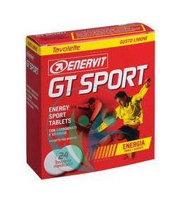 Enervit Sport Linea Energia GT Sport Integratore 24 Tavolette Energizzanti Limon