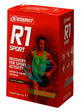 Enervit Sport Linea Recupero R1 Sport Prodotto Salino 10 Bustine Gusto Limone