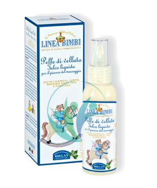 Helan Linea Bimbi Delicata Talco Liquido Emolliente Lenitivo Profumato 100 ml