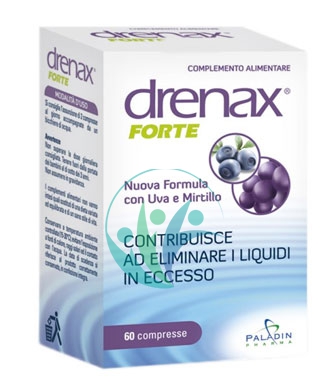 Paladin Linea Drenante Drenax+ Forte Integratore Riequilibrante 60 Compresse