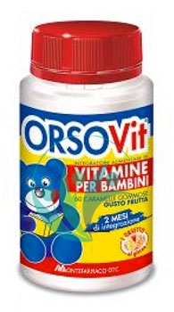 Orsovit Linea Multivitaminica Integratore 60 Orsetti Gommosi alla Frutta
