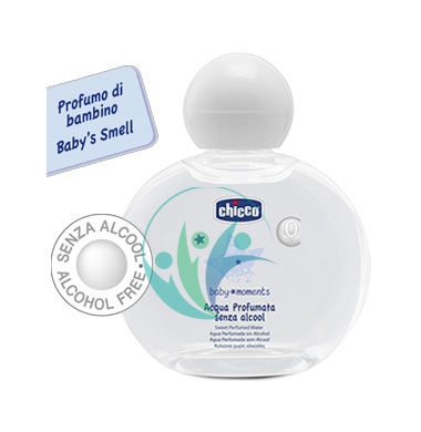 Chicco Linea Baby Moments Cura del Bambino Acqua Delicatamente Profumata 100 ml