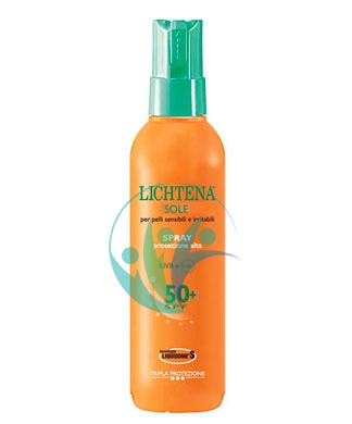 Lichtena Linea Sole Spray Solare Adaptiv SPF50+ Pelli Sensibili Irritabili 200ml