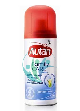 Autan Linea Family Care Spray Secco Delicato Insetto-Repellente 100 ml