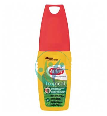 Autan Linea Tropical Vapo Spray Delicato Insetto-Repellente 100 ml