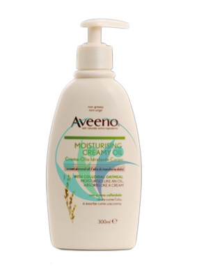 Aveeno Linea Cura Quotidiana della Pelle Crema Olio Idratante Corpo 300 ml