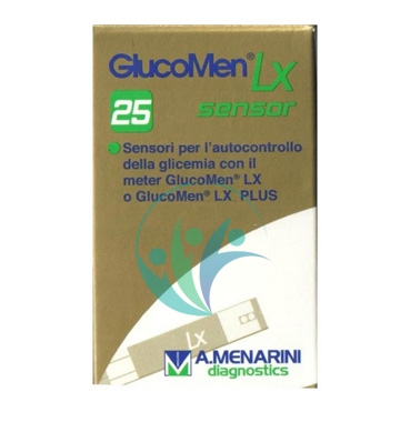 Menarini Diagnostics Linea Controllo Glicemia Glucomen LX Sensor 25 Strisce