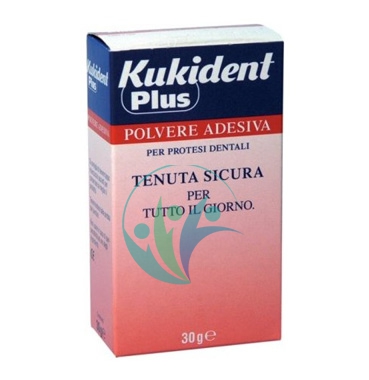 Kukident Linea Protesi Dentali Plus Tenuta Sicura Polvere Adesiva 30 g