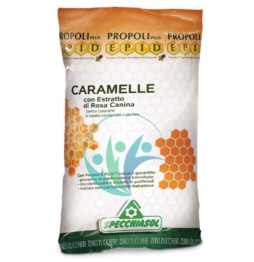 Specchiasol Linea Difesa e Benessere EPID 24 Caramelle Rosa Canina e Arancia