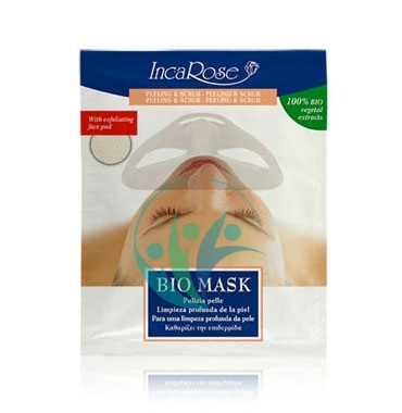Incarose Linea Bio Mask Alghe Peeling & Scrub Maschera Viso Monouso