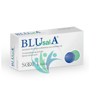 Sooft Italia Linea Salute degli Occhi BluSal A Lacrime Collirio 15 Flaconcini