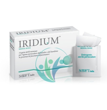 Sooft Italia Linea Salute degli Occhi Iridium 20 Garze Cotone Decongestionanti