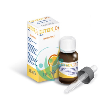 Neoox Group Linea Salute Occhi LUTEIN D3 Integratore Alimentare Gocce 15 ml