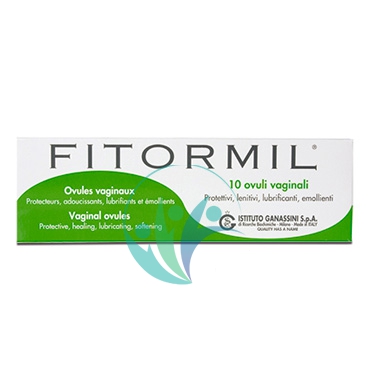 Ganassini Linea Dermatologica Fitormil Ovuli Protettivi Lubrificanti 10 Ovuli 3g