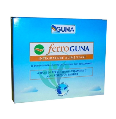 Guna Linea Vitamine Minerali ferroGuna Integratore Alimentare Ferro 28 Bustine