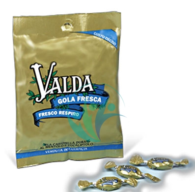 Valda Linea Gola Fresca Caramelle Balsamiche Mentolo con Zucchero 60 g