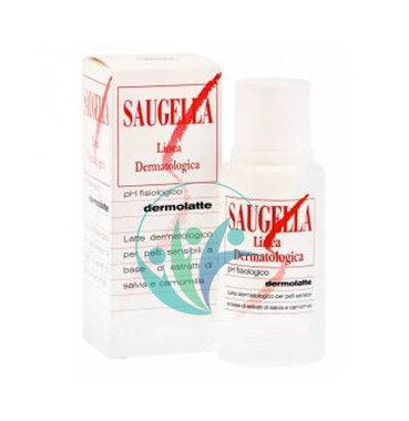 Saugella Linea Rossa Dermatologica Dermolatte Latte Detergente Idratante 200 ml