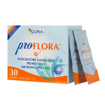 Guna Linea Intestino Sano proFLORA Integratore Alimentare Probiotico 30 Buste
