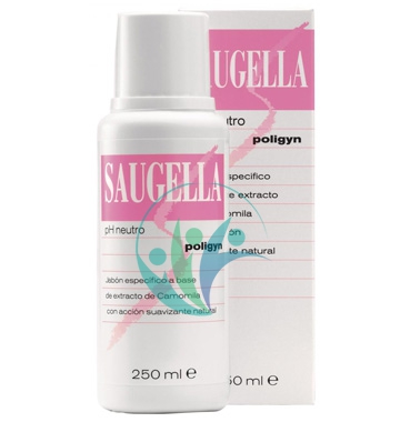Saugella Linea Poligyn Rosa Dermoliquido Detergente Intimo Delicato 250 ml