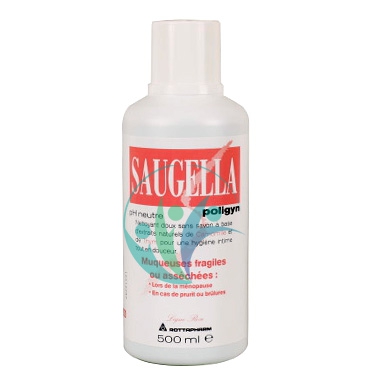 Saugella Linea Poligyn Rosa Dermoliquido Detergente Intimo Delicato 500 ml