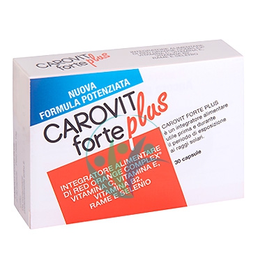 Rottapharm Linea Carovit Forte Plus Esposizione Solare Integratore 30 Capsule