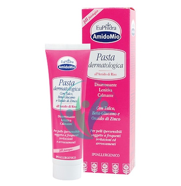 EuPhidra Linea AmidoMio Pasta Dermatologica Amido di Riso Pelli Sensibili 100 ml