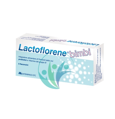 Lactoflorene Linea Fermenti Bimbi Integratore di Fermenti Lattici 12 Flaconcini