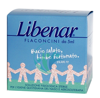 Libenar Linea Pulizia e Salute del Naso Soluzione Fisiologica 15 Flaconcini 5 ml