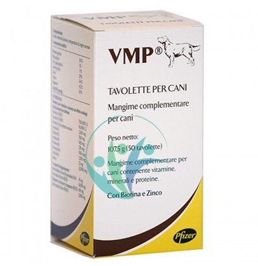 Zoetis Pfizer Linea Animali Domestici VMP Vitamine Cani Integratore 50 Compresse