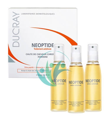 Ducray Linea Fortificante Neoptide Trattamento Anticaduta Capelli 3 Fiale 30 ml