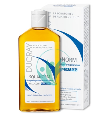 Ducray Linea Capelli Forfora Grassa Squanorm Shampoo Riequilibrante 200 ml