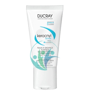 Ducray Linea Pelle Acneica e Grassa Keracnyl Repair Crema Riparatrice 50 ml
