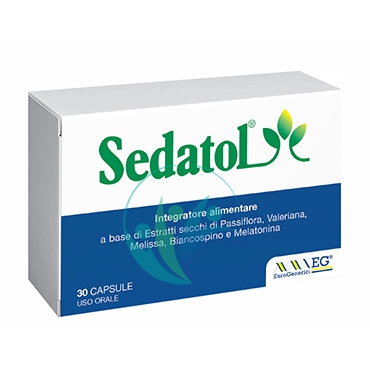 EG Farmaceutici Linea Sonno e Relax Sedatol Integratore Alimentare 30 Capsule