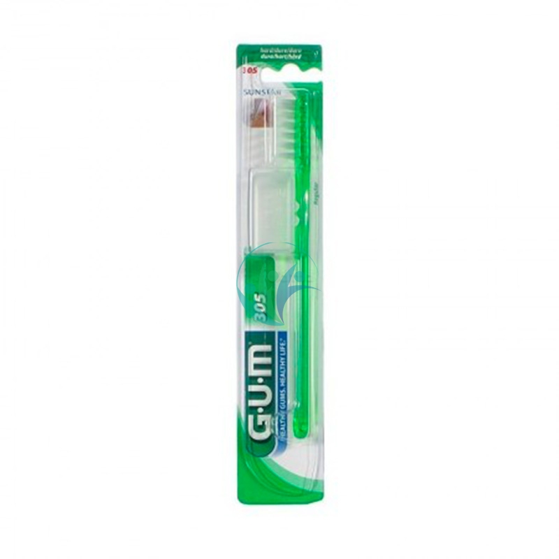 GUM Linea Igiene Dentale Quotidiana Classic 305 Spazzolino Duro Regular