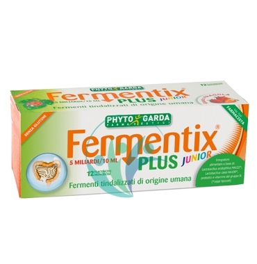 Phytogarda Rimedi Naturali Fermentix Plus Junior Fermenti 12 Flaconcini Monodose