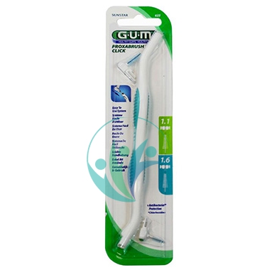 GUM Linea Igiene Dentale Quotidiana Proxabrush 605 Manico Scovolino in Plastica