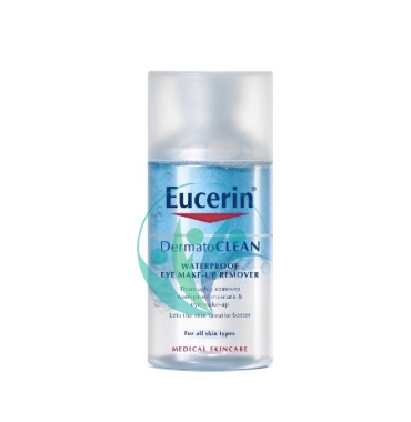 Eucerin Linea DermatoCLEAN Lozione Bifasica Struccante Occhi Delicata 125 ml