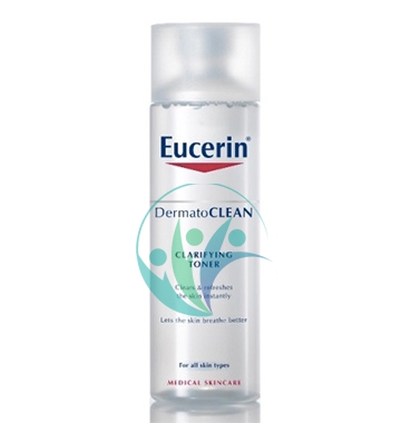 Eucerin Linea DermatoCLEAN Tonico Rinfrescante Rivelatore di Luminosità 200 ml
