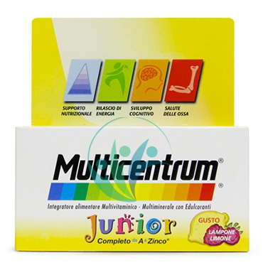 Multicentrum Linea Vitamine Minerali Junior Integratore 30 Compresse Masticabili