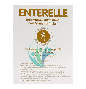 Bromatech Linea Intestino Sano Enterelle Fermenti Integratore 12 Capsule
