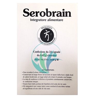 Bromatech Linea Benessere Energia Serobrain Integratore Alimentare 24 Capsule