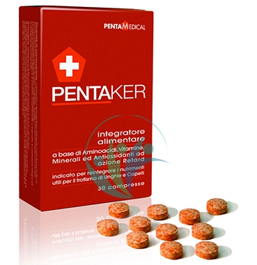 Pentamedical Linea Bellezza e Salute Unghie Pentaker Integratore 30 Compresse
