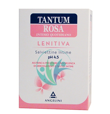 Tantum Rosa Linea Benessere Intimo Lenitiva Detergente Intimo 10 Salviettine